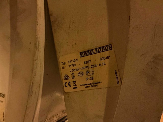 Andrews / stiebel eltron heater (3x) - afbeelding 6 van  6