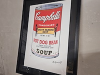 Andy warhol - lithograaf - ''campbell's soup'' - afbeelding 1 van  7