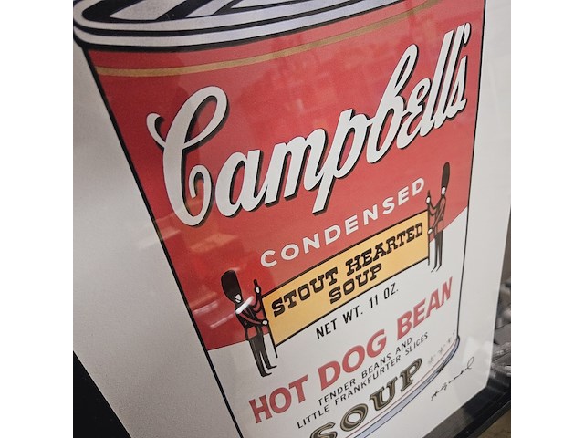 Andy warhol - lithograaf - ''campbell's soup'' - afbeelding 3 van  7