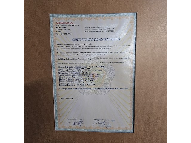 Andy warhol - lithograaf - ''campbell's soup'' - afbeelding 7 van  7