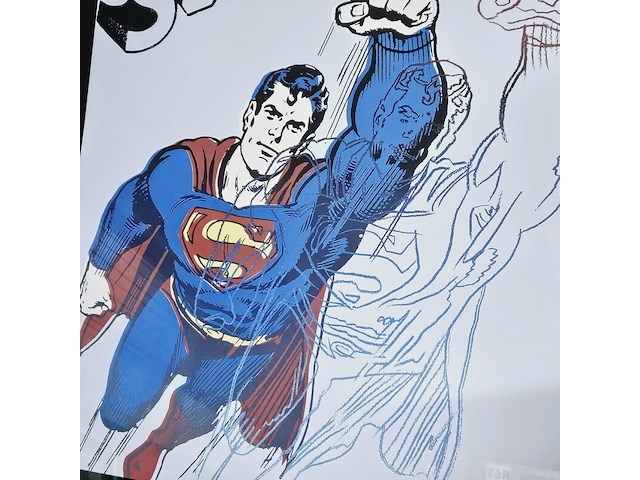 Andy warhol - lithograaf - ''superman'' - afbeelding 2 van  7
