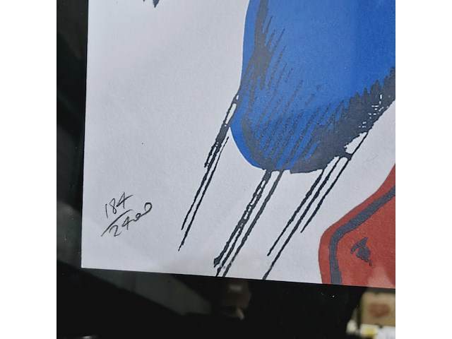 Andy warhol - lithograaf - ''superman'' - afbeelding 5 van  7