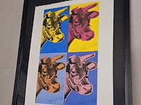 Andy warhol lithograaf - ''cows i-iv''