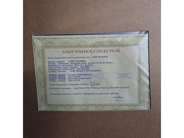 Andy warhol lithograaf - ''cows i-iv'' - afbeelding 6 van  6