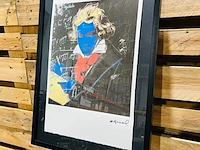 Andy warhol lithograaf - gesigneerd met certificaat