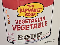 Andy warhol lithograaf ''campbell's vegetarian'' - limited edition 23/125 - afbeelding 3 van  7