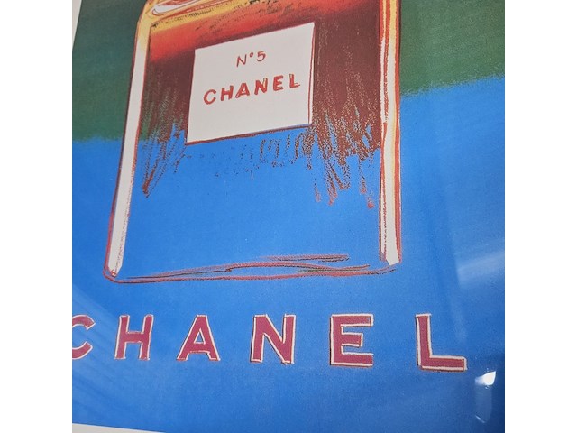 Andy warhol lithograaf ''chanel n05'' - limited edition - afbeelding 3 van  7