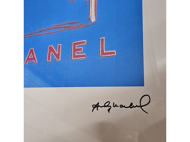 Andy warhol lithograaf ''chanel n05'' - limited edition - afbeelding 4 van  7