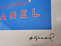 Andy warhol lithograaf ''chanel n05'' - limited edition - afbeelding 4 van  7