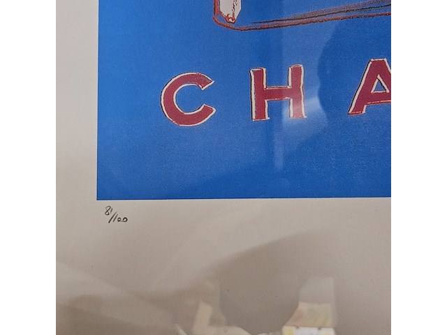 Andy warhol lithograaf ''chanel n05'' - limited edition - afbeelding 5 van  7