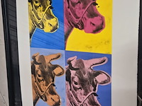Andy warhol lithograaf ''cow'' - limited edition - afbeelding 2 van  6