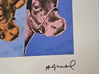 Andy warhol lithograaf ''cow'' - limited edition - afbeelding 3 van  6