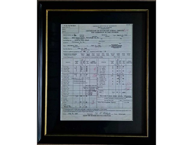 Andy warhol ‘schoolrapport’ - afbeelding 1 van  5