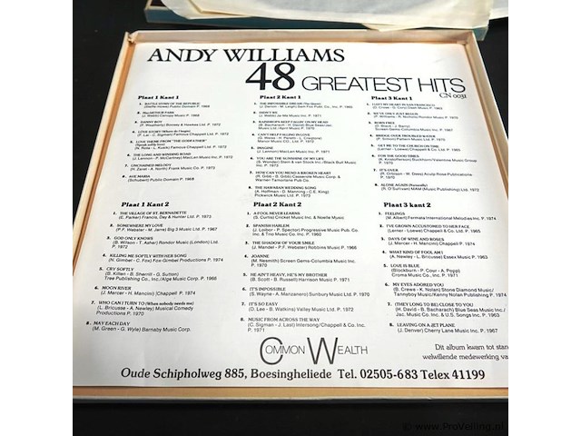 Andy williams - afbeelding 4 van  4