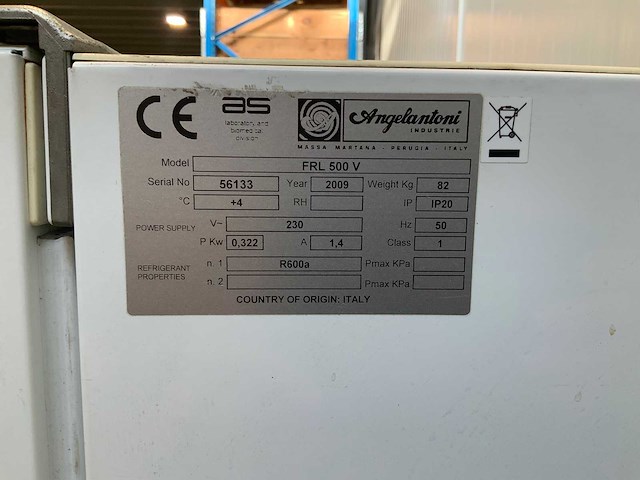 Angelantoni laboratoriumkoelkast - afbeelding 3 van  5