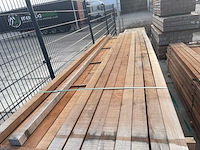 Angelim pedra balken fijnbezaagd 1600-1900x105x55mm (107x) - afbeelding 1 van  3