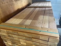 Angelim pedra balken geschaafd 2500x100x50mm (81x) - afbeelding 1 van  3