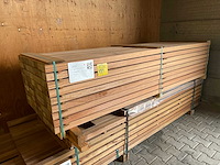 Angelim pedra balken geschaafd 2500x100x50mm (81x) - afbeelding 2 van  3