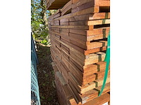 Angelim pedra beschoeiingplanken 3000-5500x200x20mm (100x) - afbeelding 2 van  3