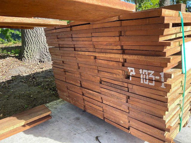 Angelim pedra beschoeiingplanken 4000x200x20mm (50x) - afbeelding 2 van  3
