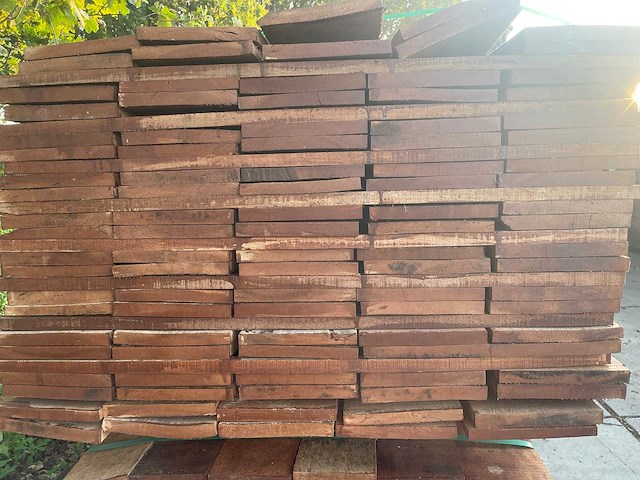 Angelim pedra beschoeiingsplanken 3000-5500x200x20mm (100x) - afbeelding 3 van  3