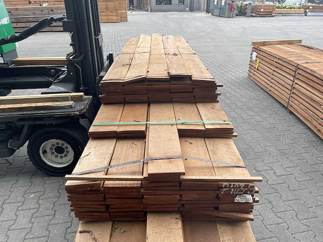 Angelim pedra beschoeiingsplanken 3000-5500x200x20mm (100x) - afbeelding 3 van  3