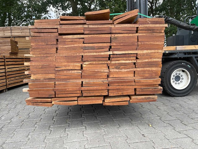 Angelim pedra beschoeiingsplanken 3000-5500x200x20mm (100x) - afbeelding 2 van  3