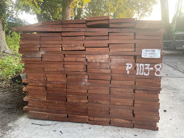 Angelim pedra beschoeiingsplanken 3500-4000x150x20mm (120x) - afbeelding 3 van  3