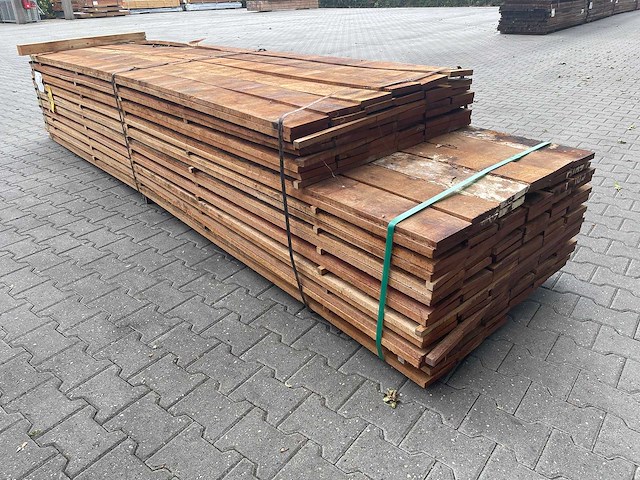 Angelim pedra beschoeiingsplanken 3500x150x20mm (36x) - afbeelding 2 van  3