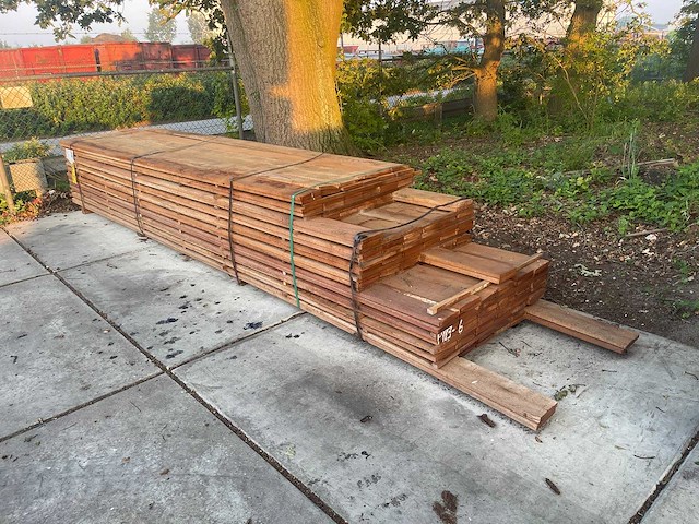 Angelim pedra beschoeiingsplanken 4000-4500x150x20mm (70x) - afbeelding 2 van  3