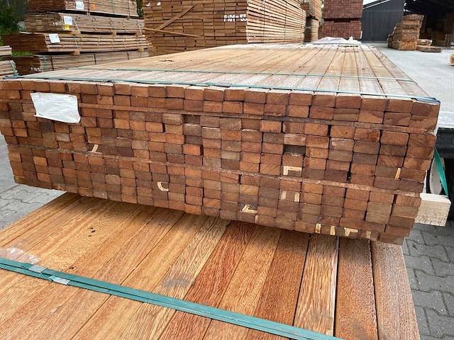 Angelim pedra latten geschaafd 1850x40x21mm (276x) - afbeelding 3 van  3