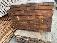 Angelim pedra ondelriggers geschaafd 1300x68x45mm (143x) - afbeelding 3 van  3