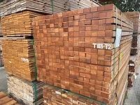 Angelim pedra onderliggers fijnbezaagd 1900x60x40mm (272x) - afbeelding 3 van  3