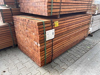 Angelim pedra onderliggers fijnbezaagd 2200x60x40mm (272x) - afbeelding 4 van  4