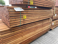 Angelim pedra onderliggers fijnbezaagd 2500x60x40mm (136x) - afbeelding 4 van  4