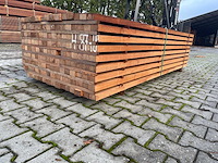 Angelim pedra onderliggers fijnbezaagd 4350x60x40mm (136x) - afbeelding 2 van  4