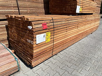 Angelim pedra onderliggers fijnbezaagd 4350x60x40mm (136x) - afbeelding 4 van  4