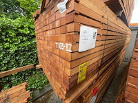 Angelim pedra onderliggers fijnbezaagd 4350x60x40mm (136x) - afbeelding 4 van  4