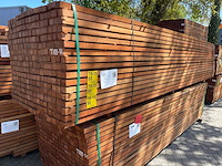 Angelim pedra onderliggers fijnbezaagd 4650x60x40mm (128x) - afbeelding 4 van  4