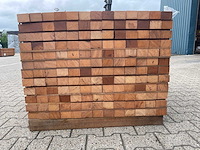 Angelim pedra onderliggers geschaafd 1000x68x45mm (156x) - afbeelding 2 van  3