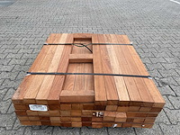 Angelim pedra onderliggers geschaafd 1000x68x45mm (62x) - afbeelding 1 van  3