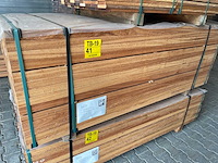 Angelim pedra onderliggers geschaafd 1900x68x45mm (196x) - afbeelding 4 van  4