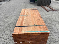 Angelim pedra onderliggers geschaafd 2000x68x45mm (156x) - afbeelding 1 van  3