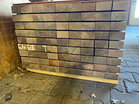 Angelim pedra onderliggers geschaafd 2500x100x50mm (81x) - afbeelding 2 van  3