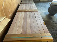 Angelim pedra onderliggers geschaafd 2500x100x50mm (81x) - afbeelding 3 van  3