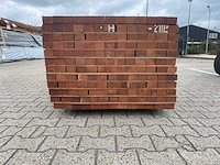 Angelim pedra onderliggers geschaafd 2500x68x45mm (156x) - afbeelding 3 van  3