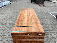 Angelim pedra onderliggers geschaafd 2500x68x45mm (65x) - afbeelding 1 van  4
