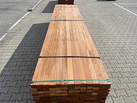 Angelim pedra onderliggers geschaafd 4000x68x45mm (78x) - afbeelding 1 van  3