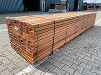 Angelim pedra onderliggers geschaafd 4500x68x45mm (91x) - afbeelding 2 van  3