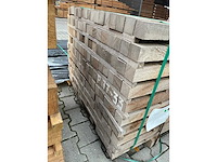 Angelim pedra palen fijnbezaagd 3350-4900x52x52mm (170x) - afbeelding 3 van  3